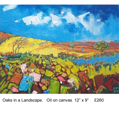 Oaks in a Landscape Sold by 