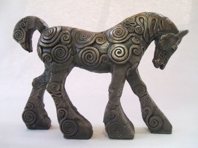 Coils Striding Mare (edition 22 of 25) bronze resin 39 x 27 x 9cm) £350 plus delivery by 