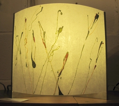 Small  Grasses Table Lamp (polycarbonate, chinese paper and steel) £85 plus delivery by 