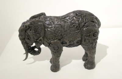 Clockwork Elephant Ed 6 of 25 (bronze resin width 48cm height 28cm depth 16cm) £1200 plus delivery by 