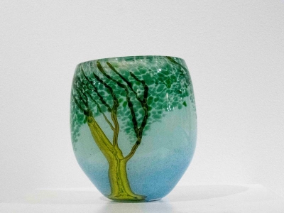 Willow Vase (Hand Blown Glass) £115 by 
