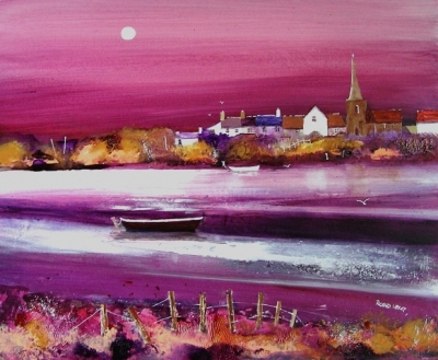 River Village ll  (acrylics framed 58 x 68cm) £595 plus delivery by 