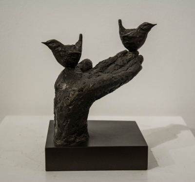 A Bird In The Hand, limited edition (Bronze resin) £195 Plus delivery by 
