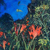 Evening Garden Lily and Fennel by Katie Brent