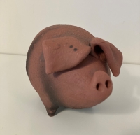 Pig Tamworth Ears Down