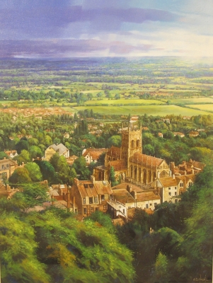 Malvern Priory (II) by Chris Howells by Chris Howells