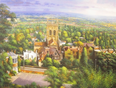 Malvern Priory (III) by Chris Howells by Chris Howells