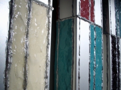 Suite 330 II ( wood, plaster, metal, acrylic paint & acrylic gel 84 x 36 x 5cm)