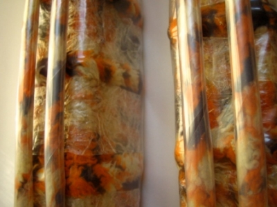Void Tracing ( wood, fabric, polyethylene 58 x 30 x 11cm) £420