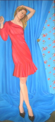 Girl In A Red Dress III  
