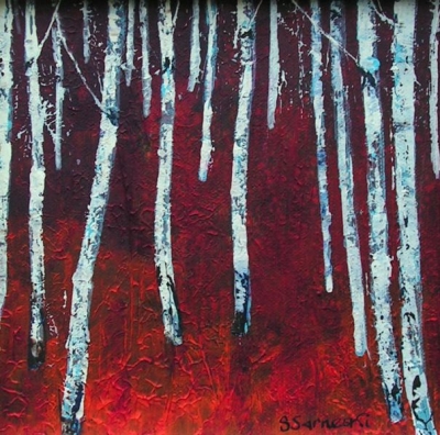 Silver Birch and Reds 