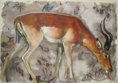 Impala (oil on board framed 60 x 50cm)  £400 plus delivery
