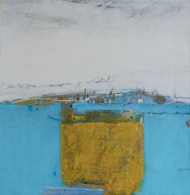 Golden Hull Form  (oil & mixed media on board, 40 x 40 cm) £1,200 plus delivery