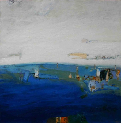 Blue Haven (oil on board, 51 x 51 cm) £1700 plus delivery