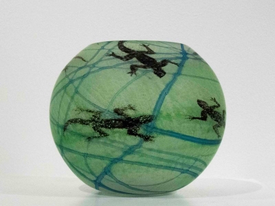 Green Prindi - Bowl (Hand Blown Glass) £112 by 