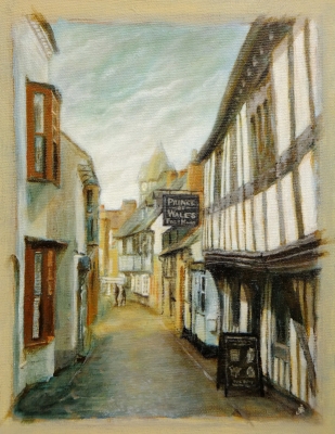 Church Lane Ledbury  by 