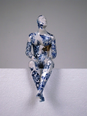 Seated Male Nude 36 (original ceramic)  £350 plus delivery by 