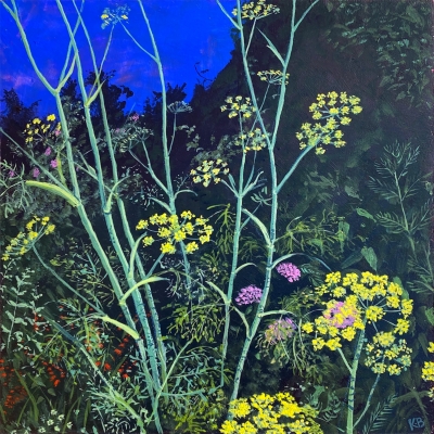Evening Garden Fennel and Sky by Katie Brent