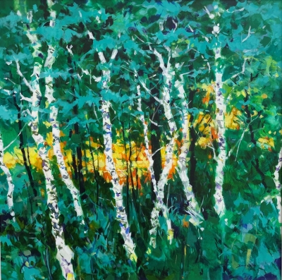 Dancing Birch by Doug Eaton