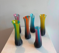 Glass droplets by Beryl Morgans