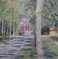 Chateau Margaux (94 x 94cm, oil on canvas) £1300 Plus delivery