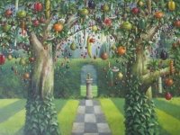 Garden with Sundial 
