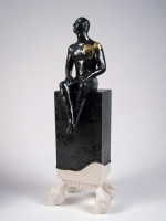 Seated Male on Claw Plinth