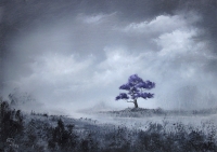 A4 Purple Tree